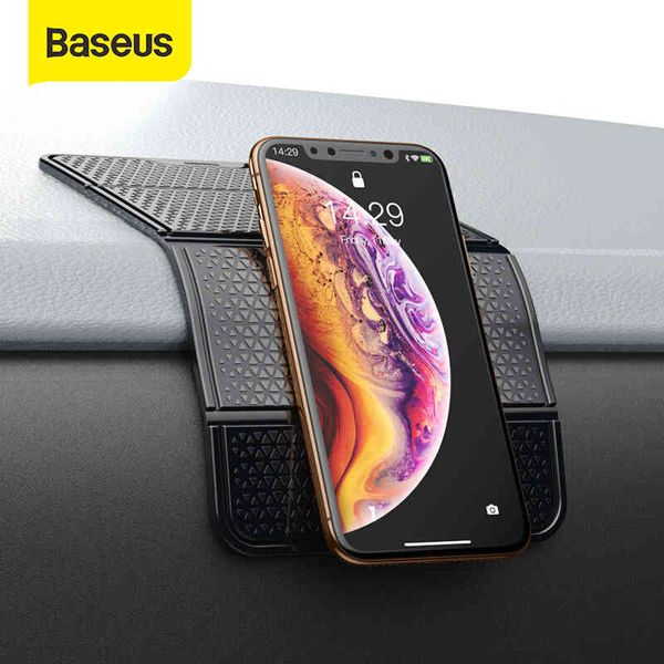 Baseus Holder Universal Mobilephone Wall Desk Sticker Multi-Functional Nano Rubber Pad Car Mount Phone Support