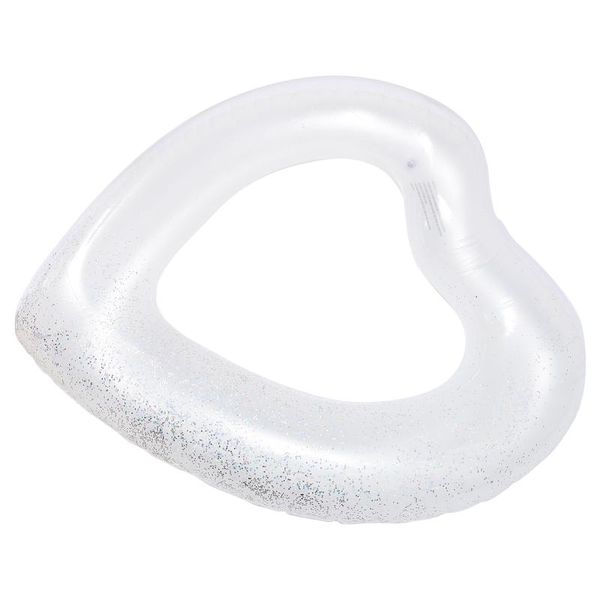 

life vest & buoy heart shaped swimming ring pool float inflatable swim loungers
