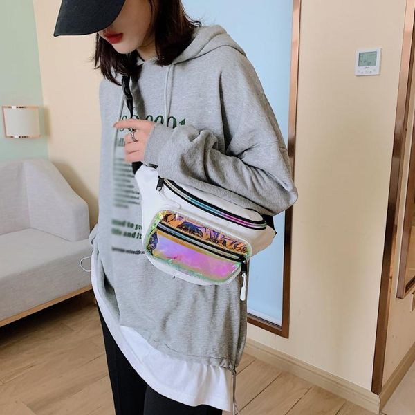 

the most fashion double zipper bags leather shoulder crossbody bag chest waist