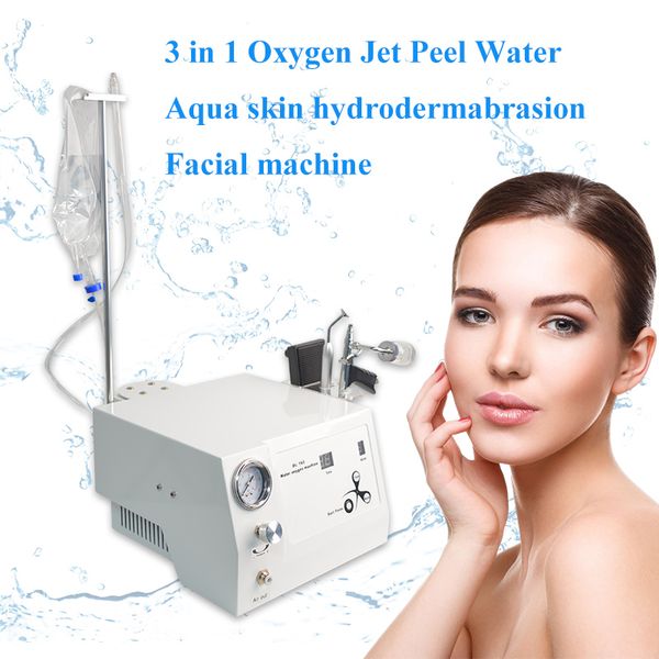 Tragbare Wasser-Sauerstoff-Jet-Peeling-Maschine, Akne-Behandlung, Hautverjüngung, Tiefenreinigung des Gesichts, Gesichtspflegegerät für den Heim- und Schönheitssalon-Spa-Einsatz