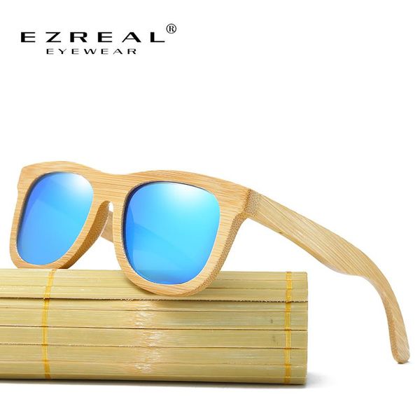 

wooden sunglasses polarized bamboo brand sun glasses vintage wood case beach for driving gafas de sol, White;black