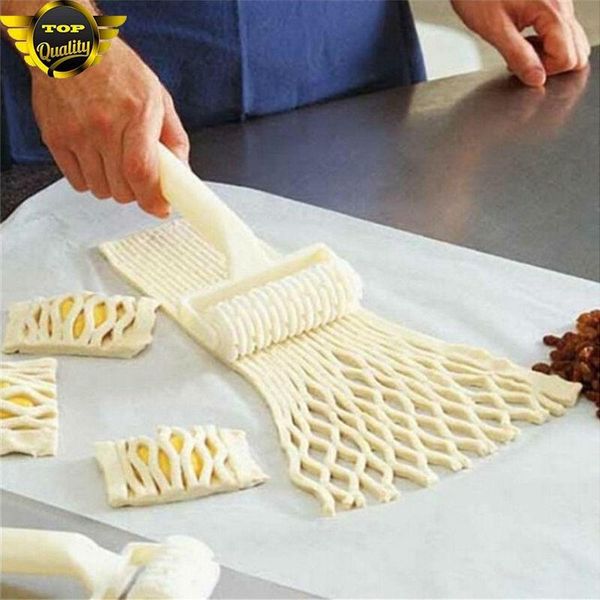 

baking & pastry tools small plastic pizza cracker slices cakes dough roller lattice cutting