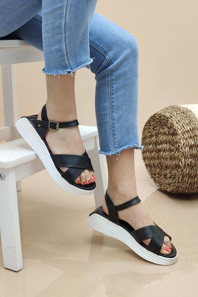 

sandals women's, Black