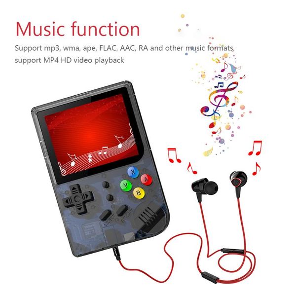 

2.8 inch built-in 169 games in 1mini retro game console handheld player video for kids gift portable players