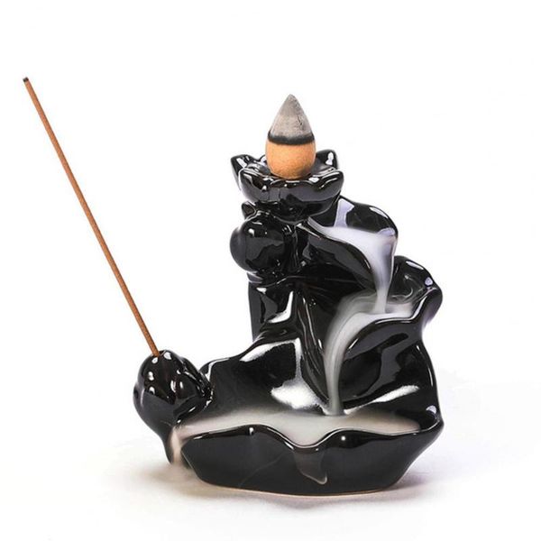 

arrival mini chinese style incense holder mountain stream ceramic burner censer fragrance lamps