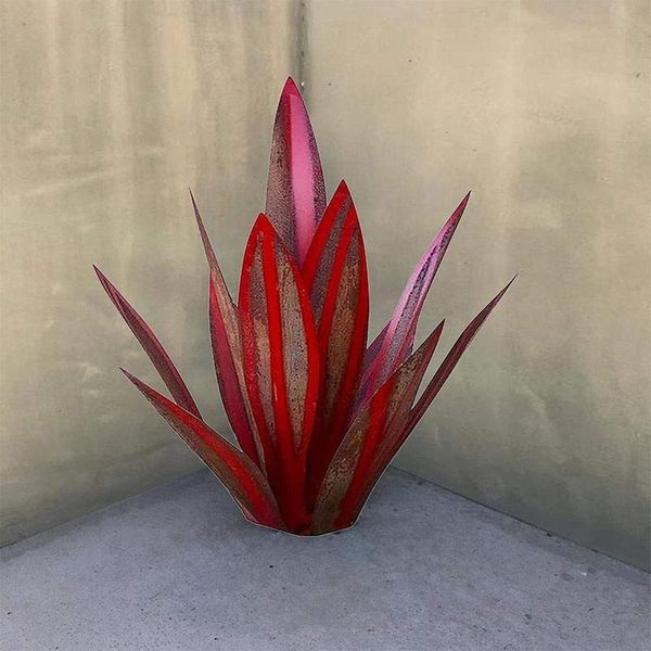 

metal art agave sculpture ornaments garden yard home decoration outdoor signs accessories decorations
