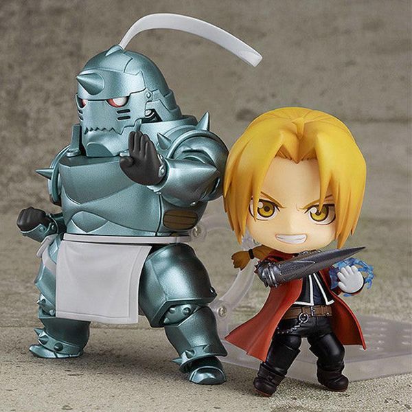 

10cm fullmetal alchemist anime figures alphonse elric toys edward elric action figura collectible model doll