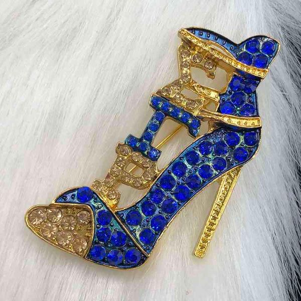 Gelb-blaue Strass-Schuhe mit hohen Absätzen, Sigma Gamma Rho Broschen, Damen-Hemd-Brosche, Pins, Geschenke