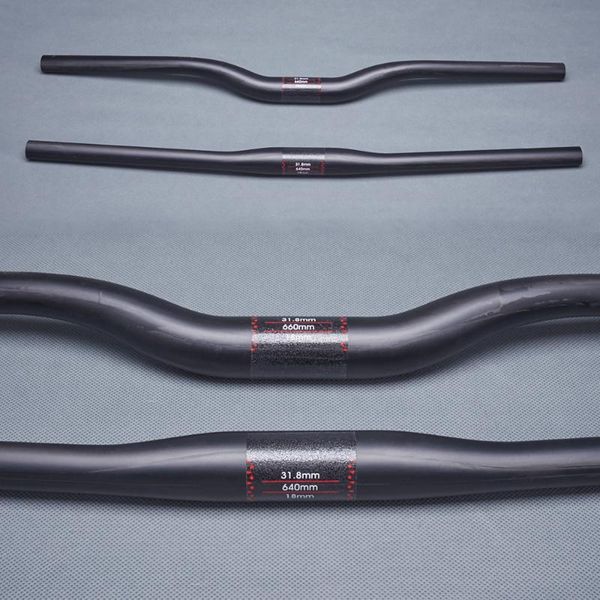 

bike handlebars &components matte ud carbon fiber mountain bicycle horizontal / one-shaped handlebar mtb parts for stem clamp 31.8mm