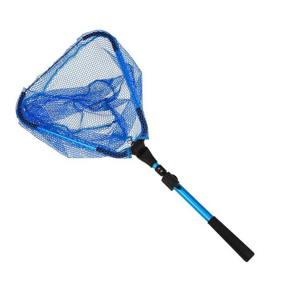 

aluminum alloy two segments triangle folding fishing dip net accessories