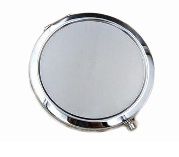 Kit fai da te 2021 Specchio compatto con adesivi epossidici da 58 mm, fornitura di specchi tascabili, specchio per il trucco, specchi bifacciali