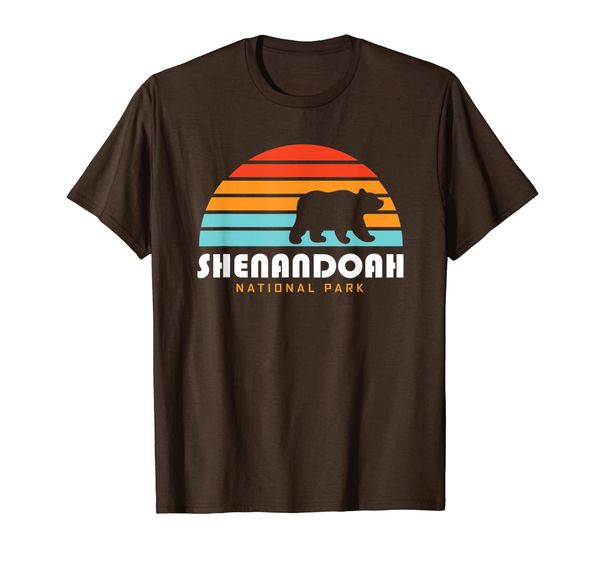 

shenandoah national park- bear shenandoah national park t-shirt, White;black