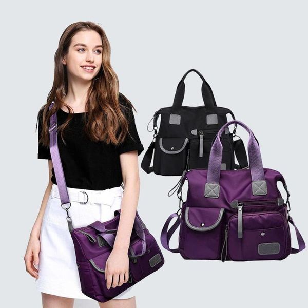 

outdoor bags women shoulder bag nylon waterproof casual travel gym mummy large capacity fashion lady sport 2021