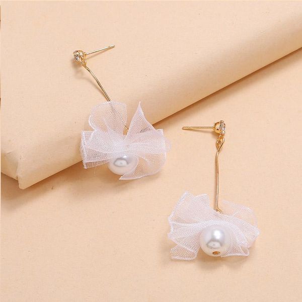 

stud ins girl heart super fairy ribbon bow earrings, Golden;silver