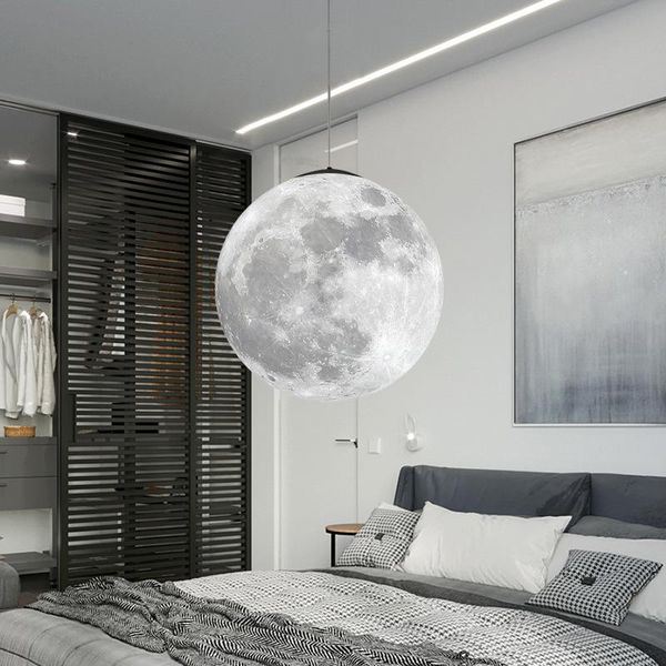 

pendant lamps moon chandelier living room dining modern el cafe planet