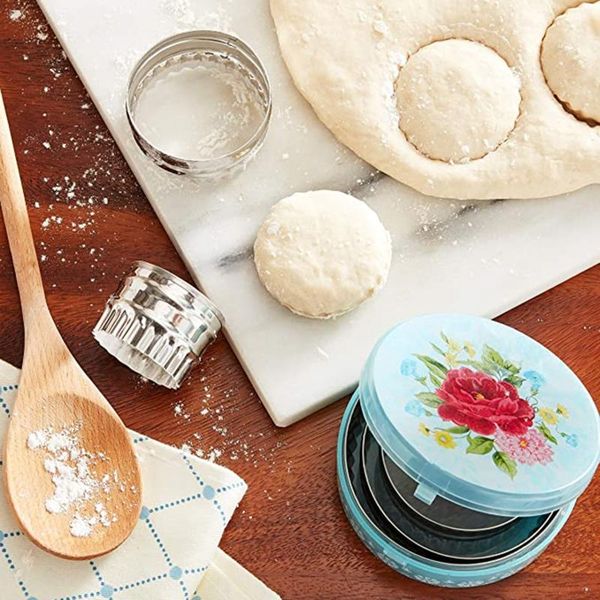 

3pcs/ set stainless steel cutter dumplings mould kitchen chinese maker dumpling skin device dough press pancake tools baking & pastry