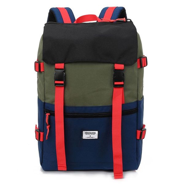 

backpack kingslong waterproof and durable outdoor travel mochila for women casual school bags unisex