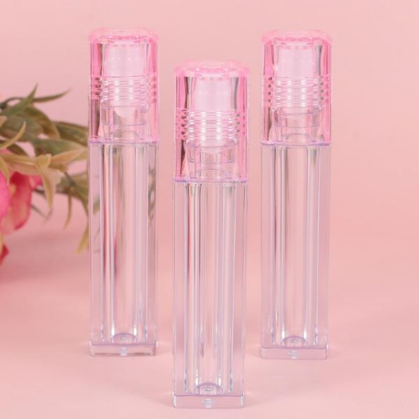 

storage bottles & jars 1 set 10pcs hydrating lip oil vials moisture refillable roll-on bottle with lid (cap)