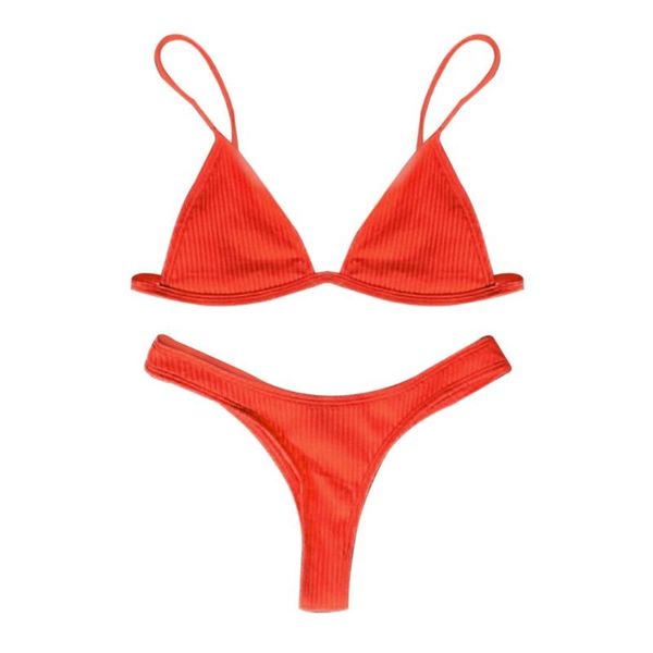 

fashion female swimming suit solid color bikini set women swimwear push-up padded bra beach bathing women's, White;black