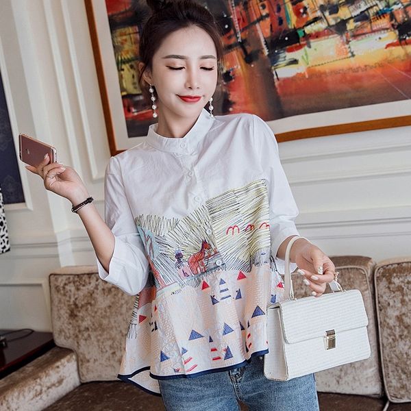

fashion chinese blouse and women spring casual embroidery traditional chinese clothing vintage women clothes 10210, Red