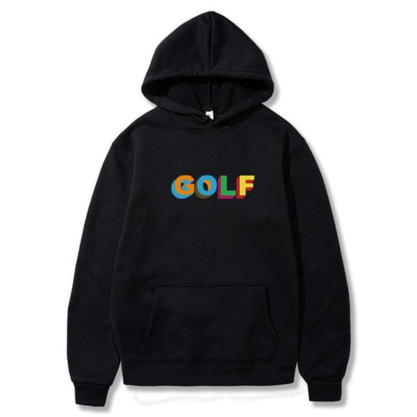 

men's hoodies & sweatshirts golf wang tyler the creator harajuku men women hip hop streetwear japanese fashion brand male, Black