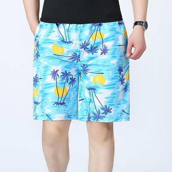 

summer men's big pants beach seaside casual shorts, White;black