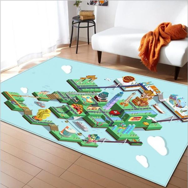 

carpets city road game rugs baby crawl mat/carpets for living room rug kids loved tapete para sala carpet