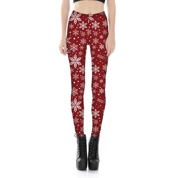 

women's leggings design red christmas happy green women s to 4xl plus size blue black 6 patterns pants