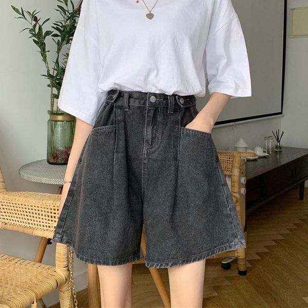 

women's jeans in the summer of 2021 trousers tall waist straight thin section, "torre a word wide pants legs, Blue