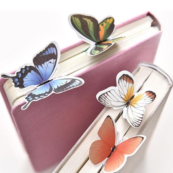 

bookmark 5pcs creative colorful butterfly paper reading bookmarks book page marker school stationery supplies