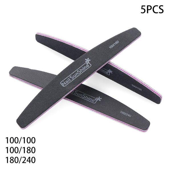 

nail files 100/180/240 double sided beauty tools professional care manicure sanding buffer