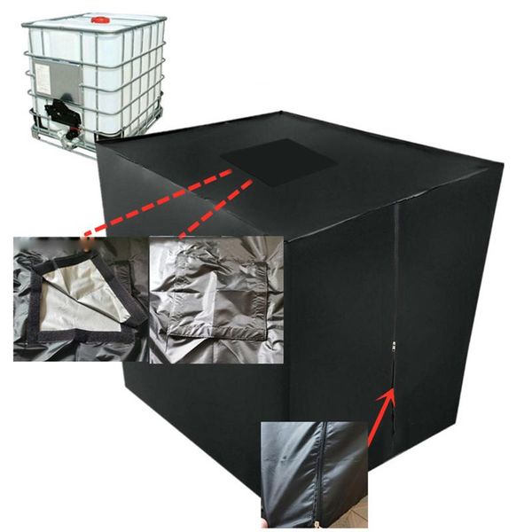 

ton barrel dust cover rain sunshade ibc accessories 1000l 210d fabric shade