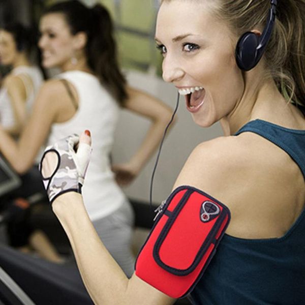 

outdoor bags sport running cycling waterproof mobile phone armband bag wrist pouch