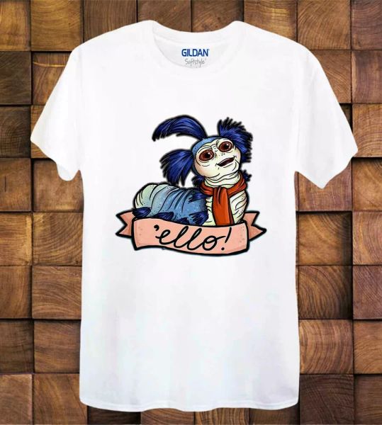 

the worm ello labyrinth cool vintage ladies / tee 524, White;black