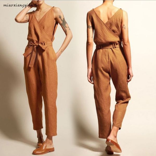 

celmia summer plus size vintage women jumpsuit 2021 romper casual sleeveless, Black;white