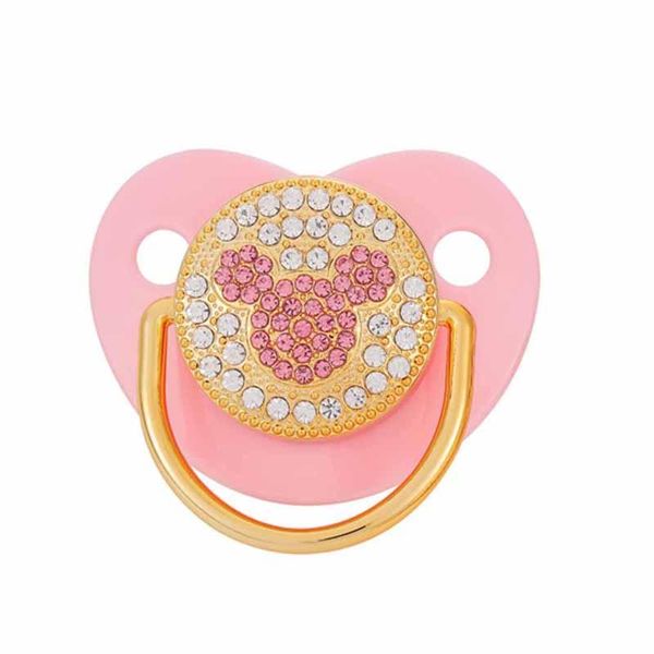 

pacifiers# luxury infant dummy pink rhinestone bpa bling pacifier for babies fashion baby and clip