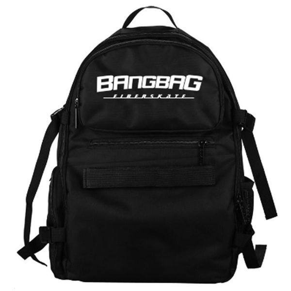

backpack -oxford fabric double rocker bags skateboard lovers black students