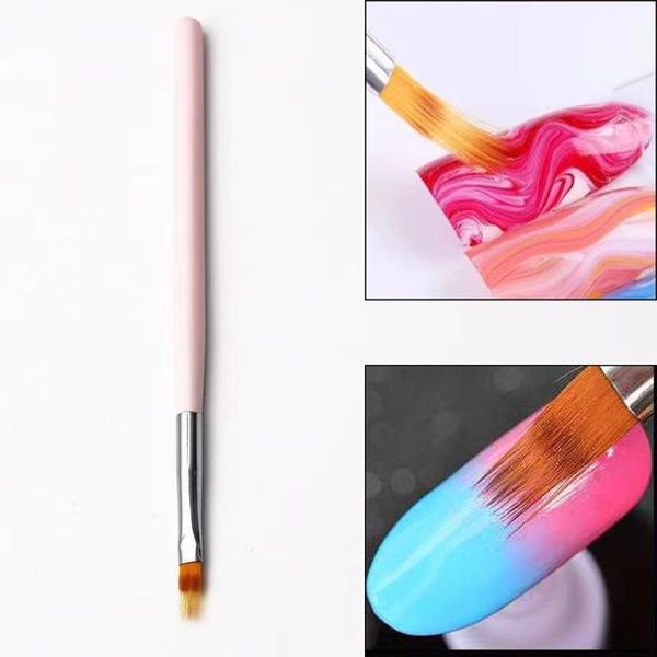 

nail brushes sell painting brush gradient pen black double pink bar single, Yellow