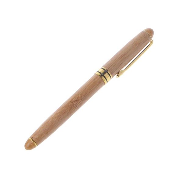 

bamboo fountain pen fine nib smooth writing ink present office supply pens
