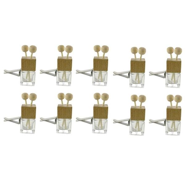 

storage bottles & jars 10pcs car perfume vent clip auto air outlet bottle remove odor essential oil diffuser aroma fragrance