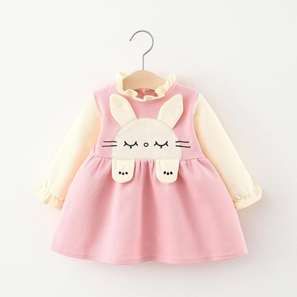 

girl's dresses bear leader baby girls dress spring autumn sweet animal print for girl kids princess children clothing, Red;yellow