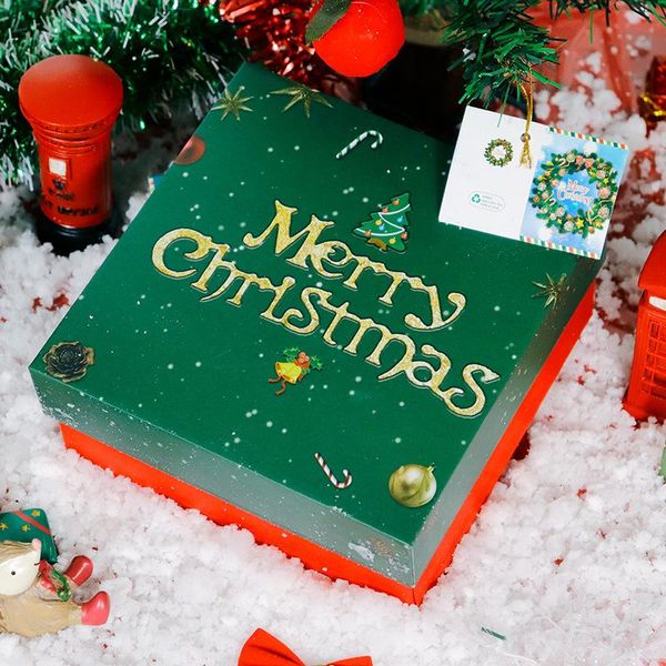 

gift wrap christmas box large rectangular holiday business eve packaging