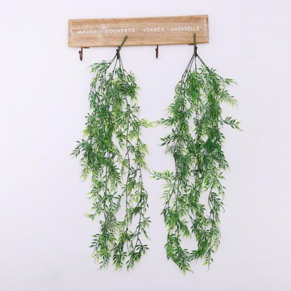 

decorative flowers & wreaths 75cm artificial green plant vines wall hanging fake leaves for home garden decoration plants