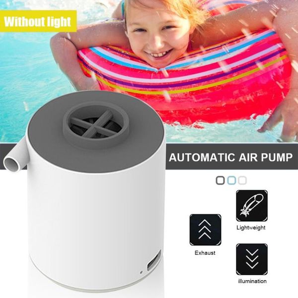 

portable usb electric air pump inflate ultralight deflate swimming pool bed mattress boat inflatable floats & tubes