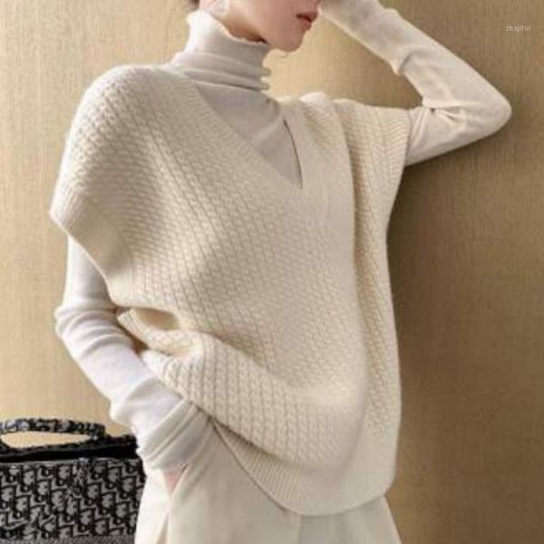 

hirigin spring women sleeveless v-neck sweater vest fashion ladies ol casual street harajuku style pullovers knitted s -l women's swea, White;black