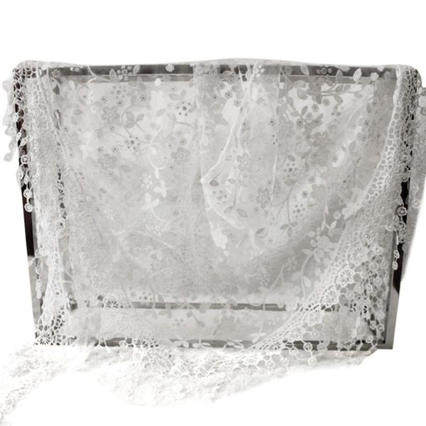 

bibs & burp cloths b9he women lace sheer floral triangle veil church mantilla scarf shawl wrap tassel