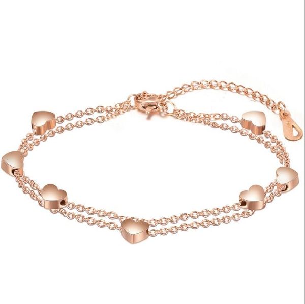 

charm bracelets pc1 925 sterling silver heart bracelet fit original beads charms diy jewelry gift for women mm, Golden;silver
