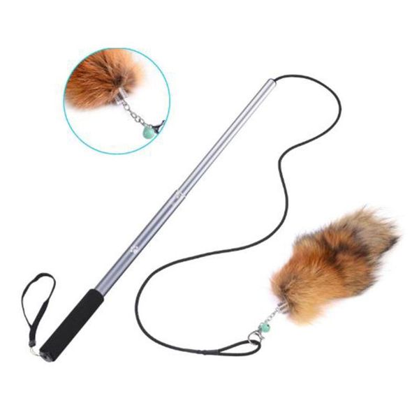 

cat toys 68cm pet kitten interactive stick funny fishing rod game wand feather toy supplies accessory