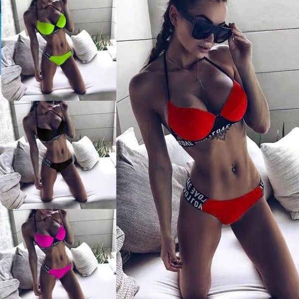 

color matching bikini with big and small chest steel bracket, White;black