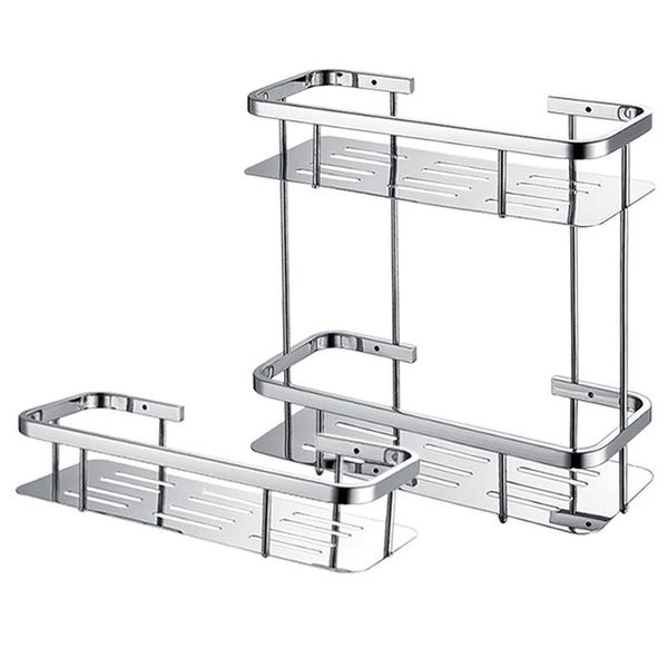 

bathroom shelves deluxe 304 stainless steel single double square shower bright basket shelf tidy rack caddy storage organizer